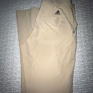 Adidas Tan Chinos Lightweight Athletic Fit